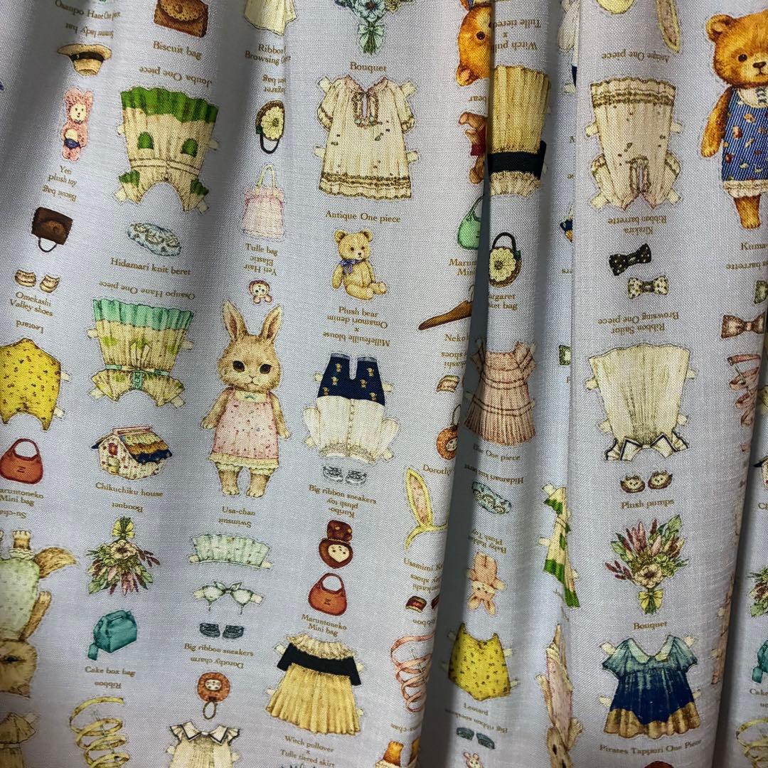 yukiemon／ユキエモン★テキスタイル丈長スカート（着せ替え）