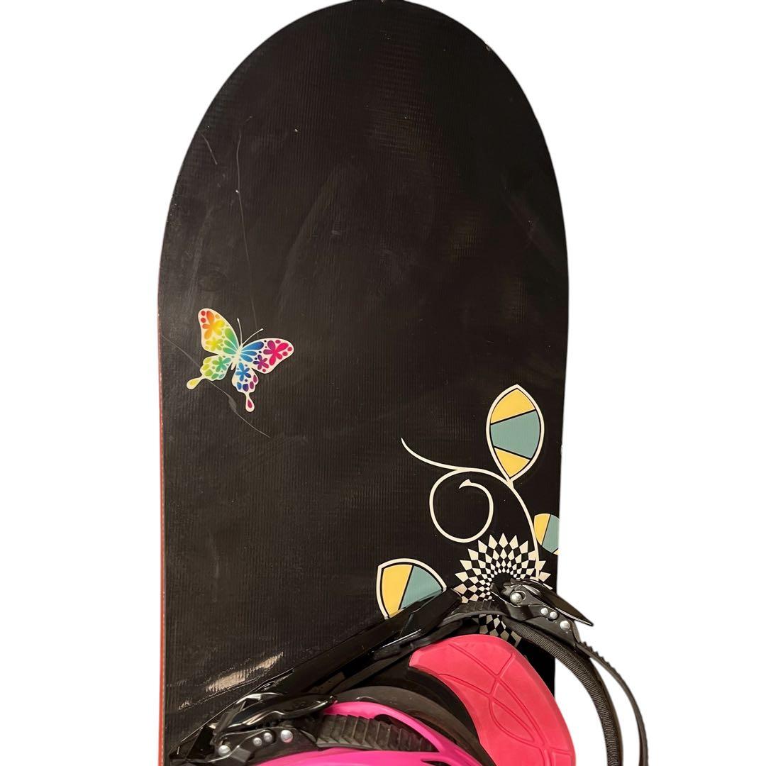 YELLOW BUS Butterfly 147cm スノーボード 3点セット