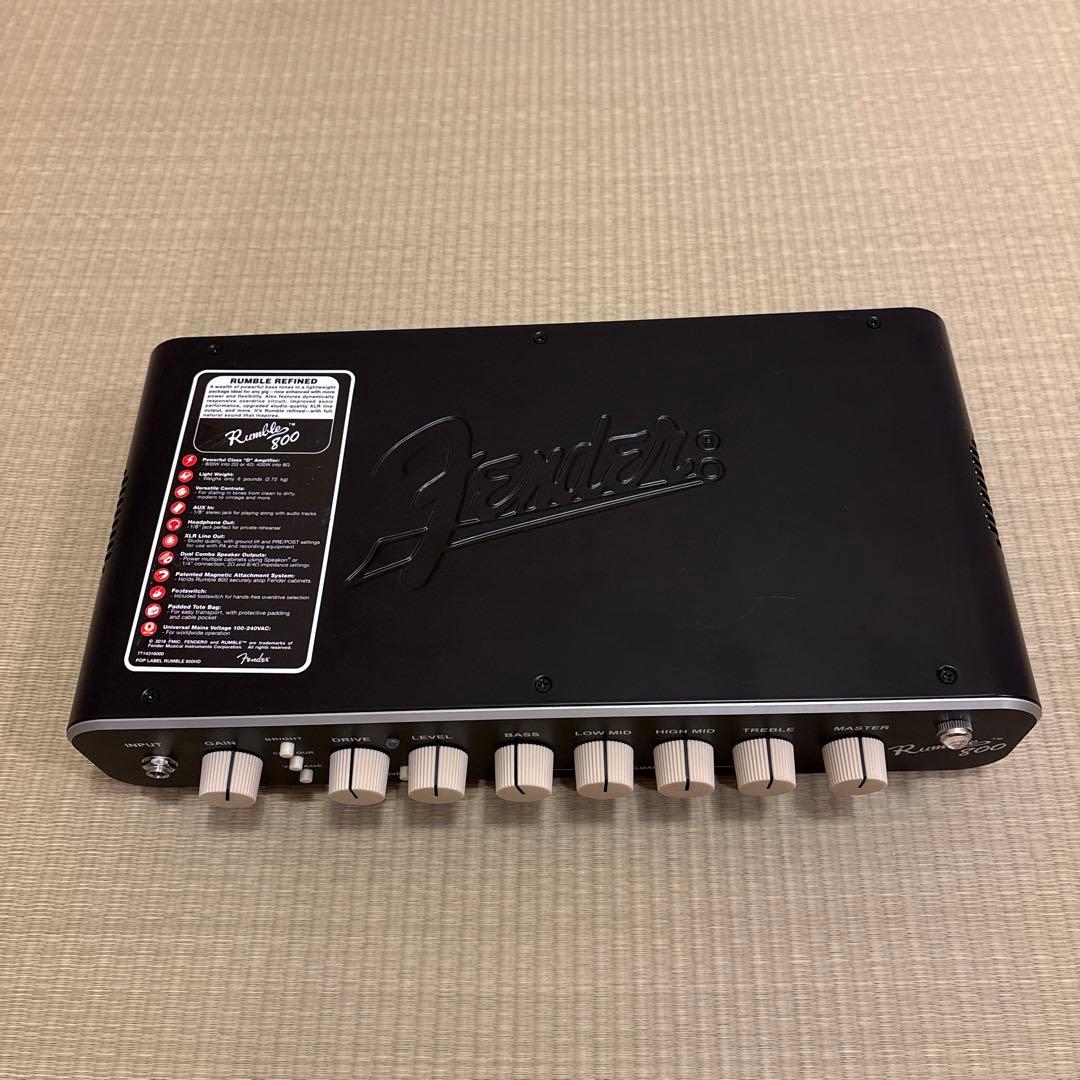ジャンク品】Fender Rumble 800 HDベース用アンプ - メルカリ