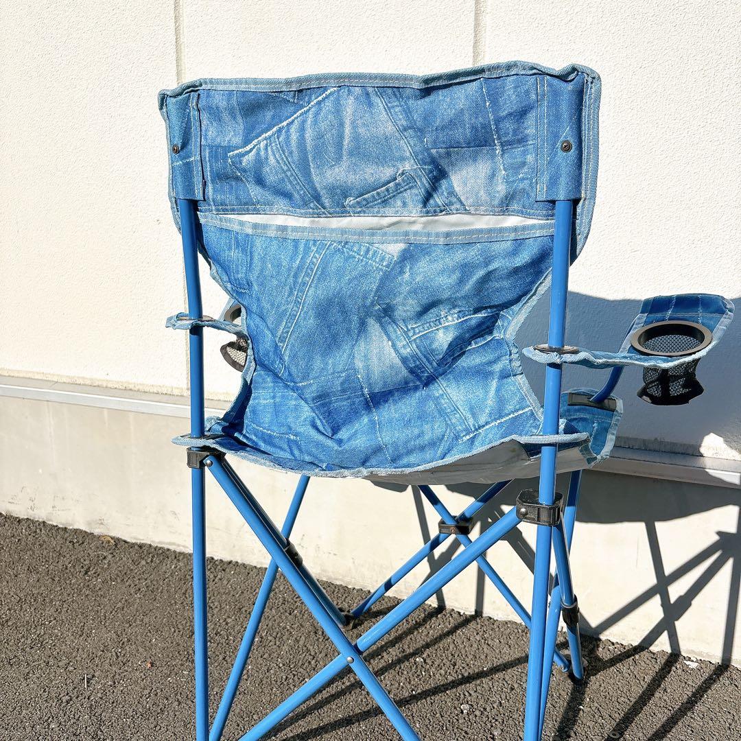 【美品】Coleman デニムブルー 折りたたみチェア 2脚セット