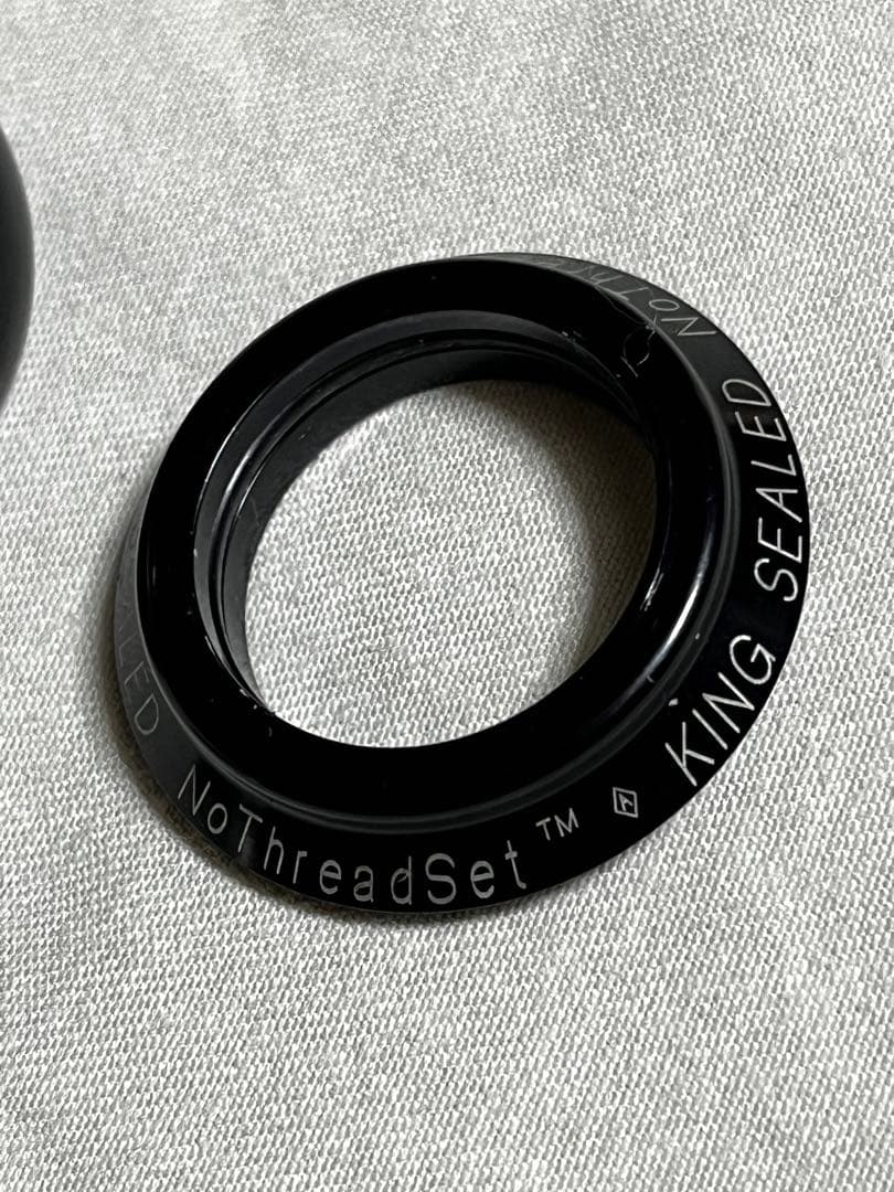 クリスキング 1インチ ヘッドパーツ アヘッド oldmtb ノーロゴ ブラック