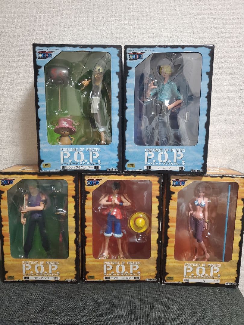 ワンピース POP ポートレート・オブ・パイレーツ 麦わらの一味 セット