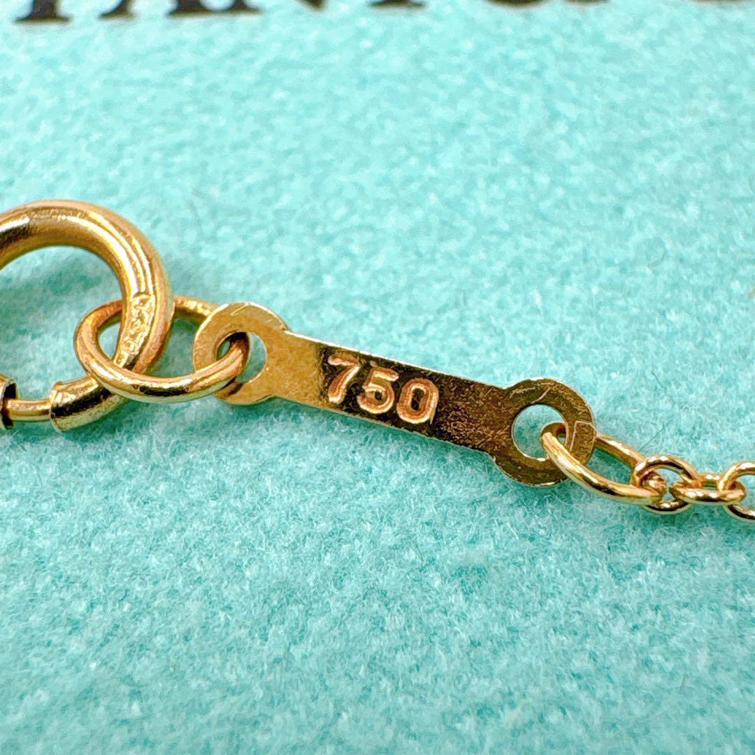 極美品 オールドティファニー バイザヤード 3.1mmブレスレット k18