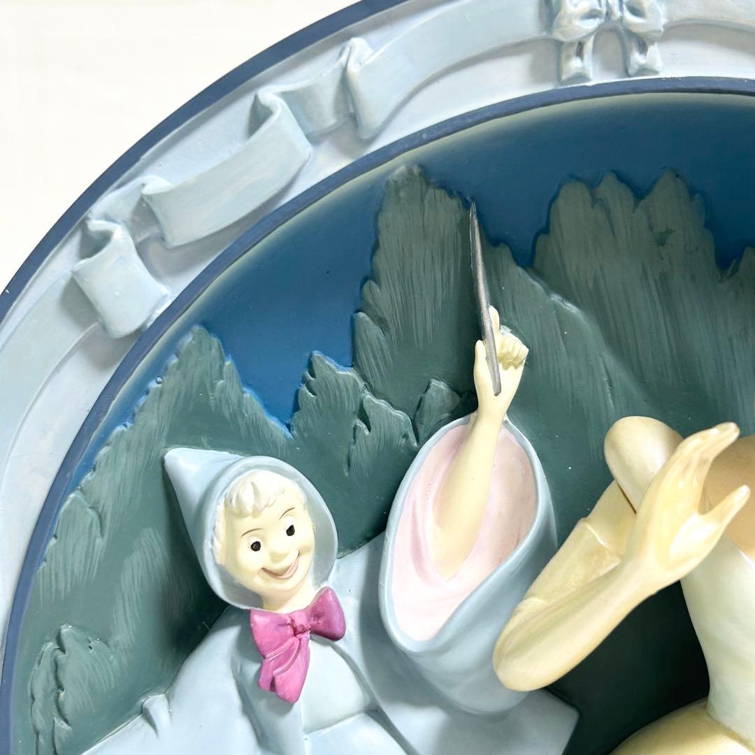 ディズニー　シンデレラ　絵皿　3D イーゼル付き
