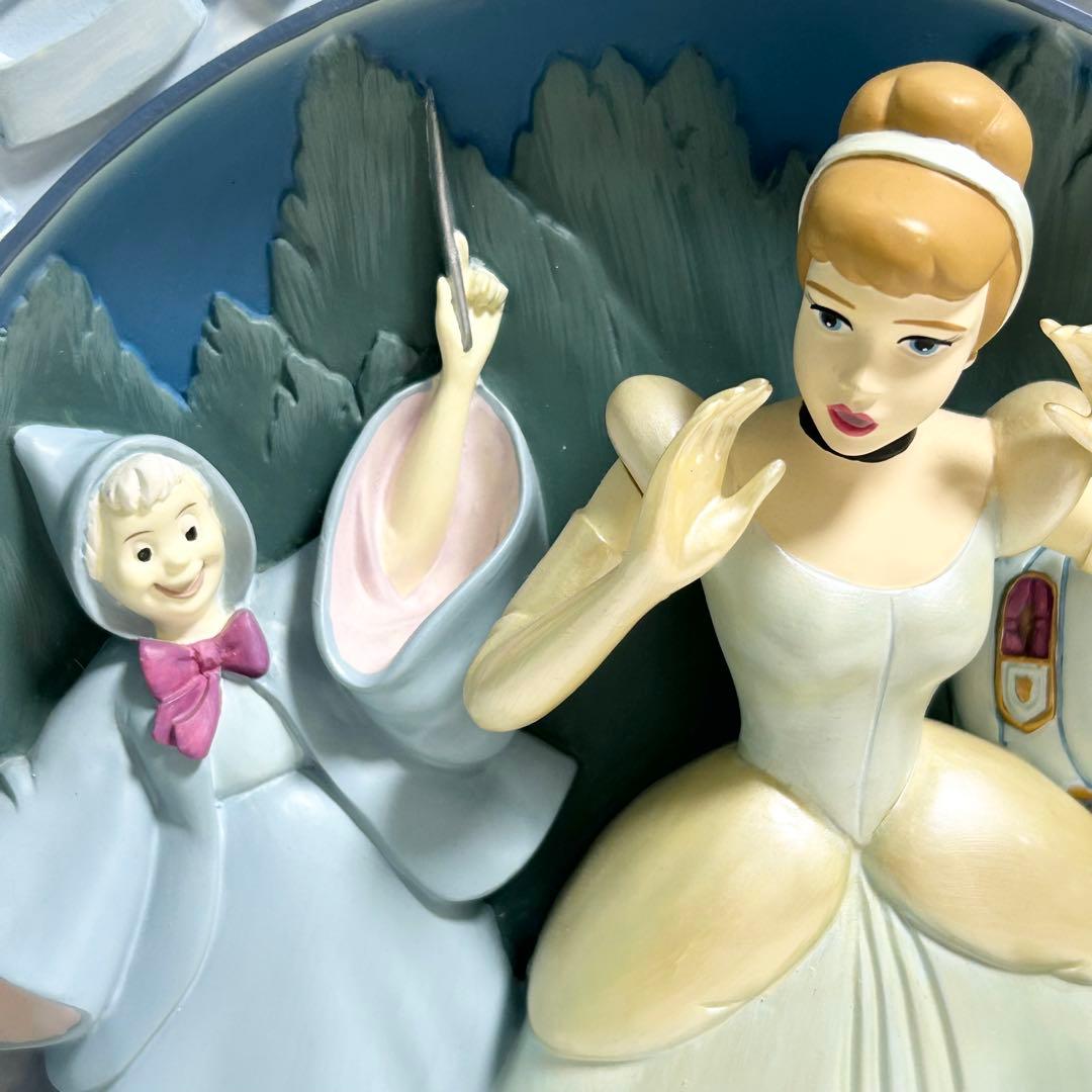 ディズニー　シンデレラ　絵皿　3D イーゼル付き