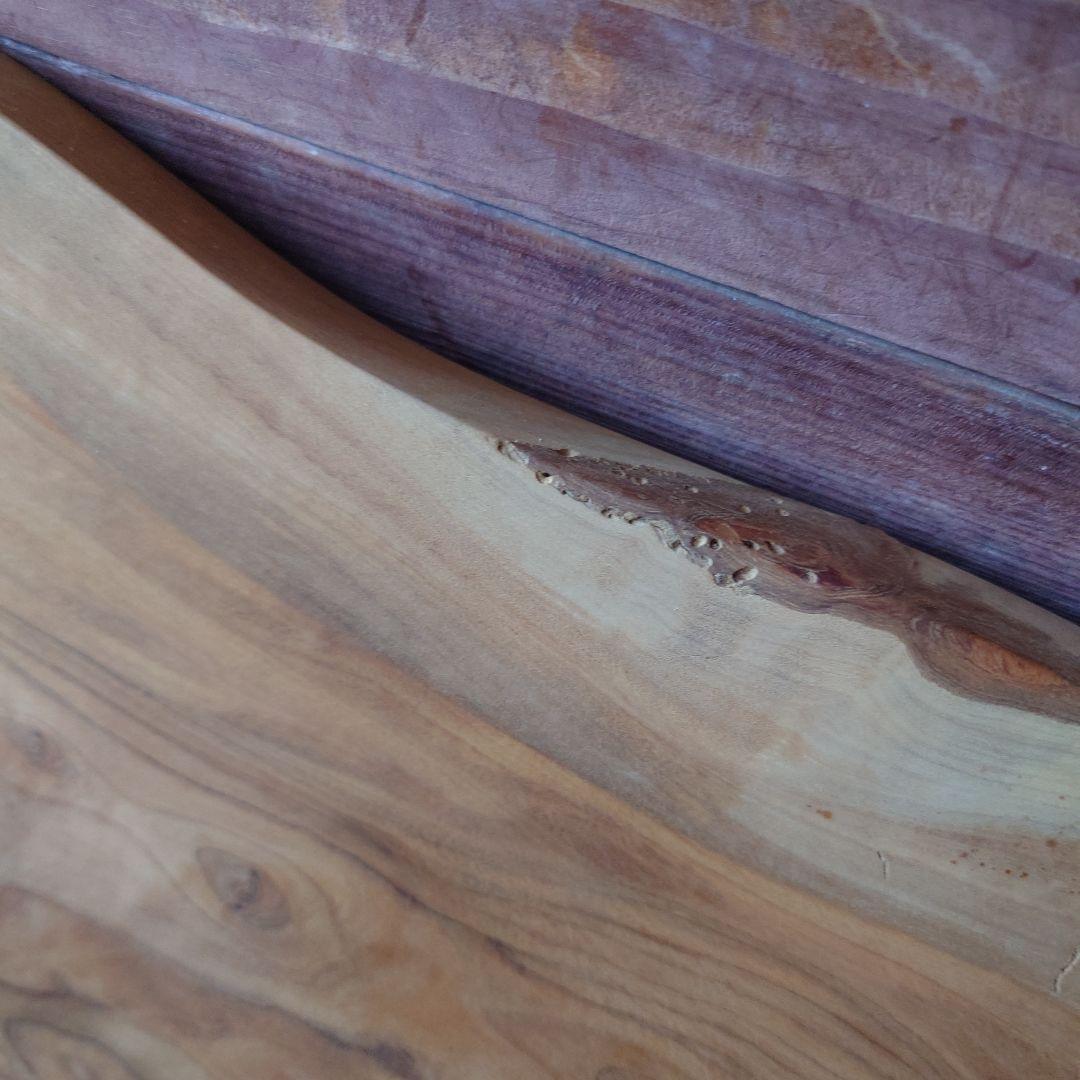 オリーブウッド カッティングボードハンドル付き