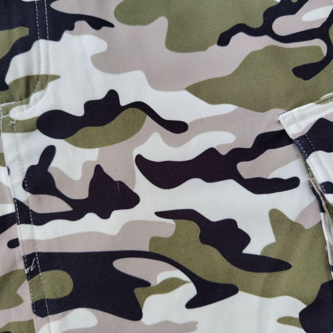 ☆デルソルゴルフ☆スカルデザイン迷彩 ポロシャツL スカートM