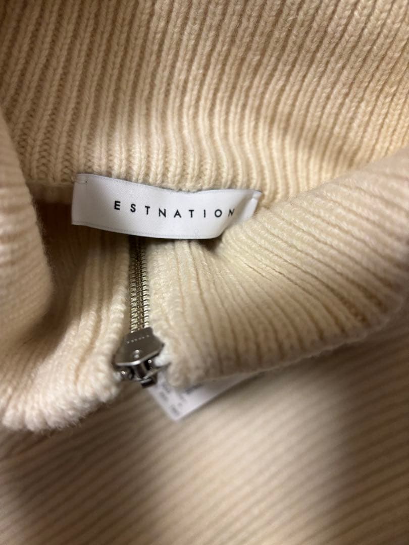 ESTNATION アイボリー ニット L