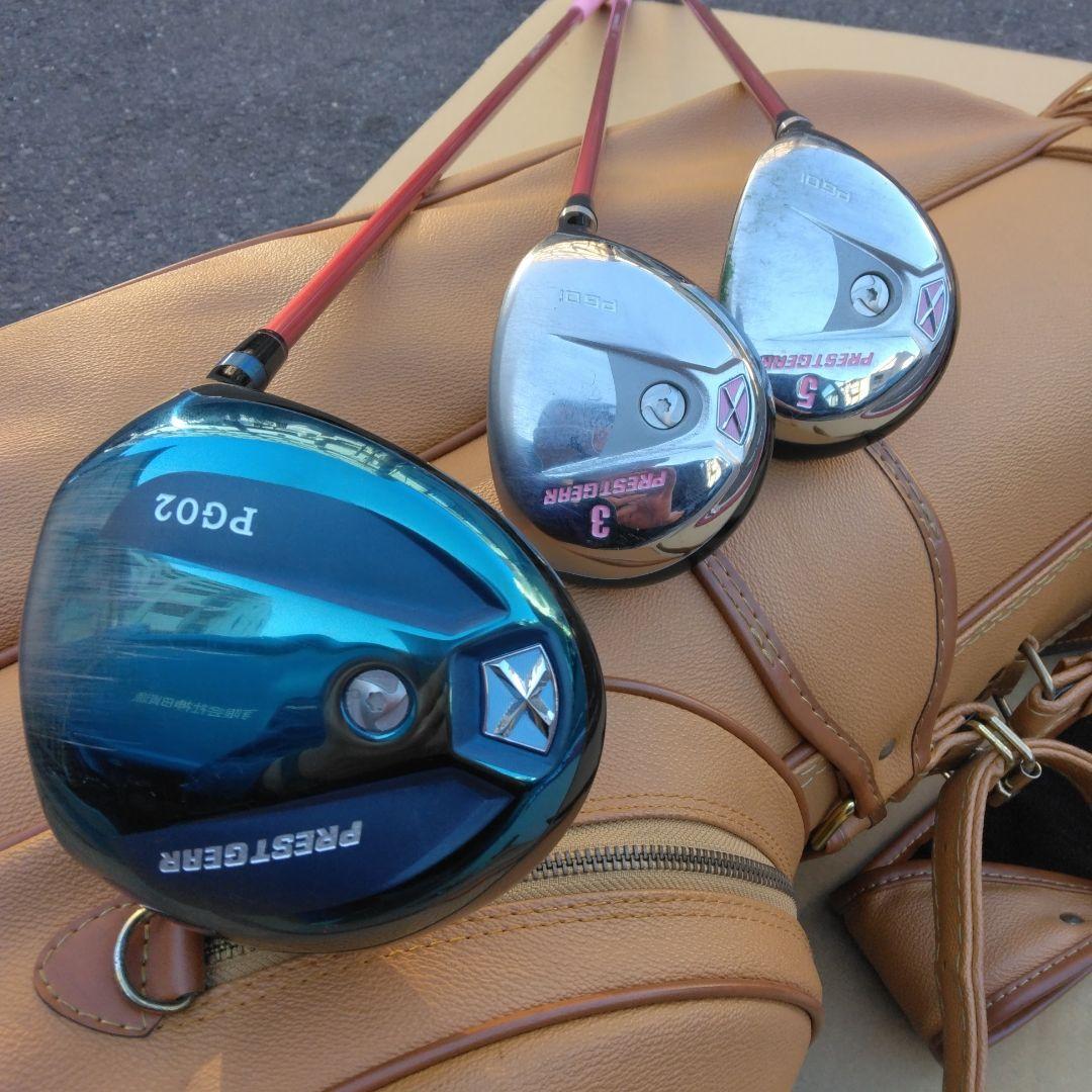 レディース ゴルフクラブセット prest gear