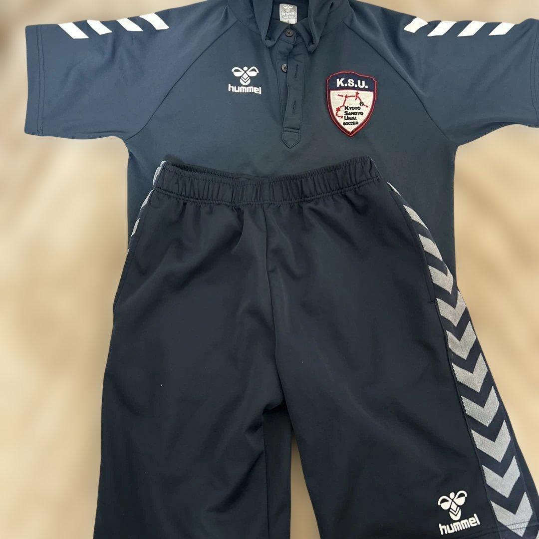 京都産業大学　移動着.練習着hummel K.S.U. サッカーウェアセット