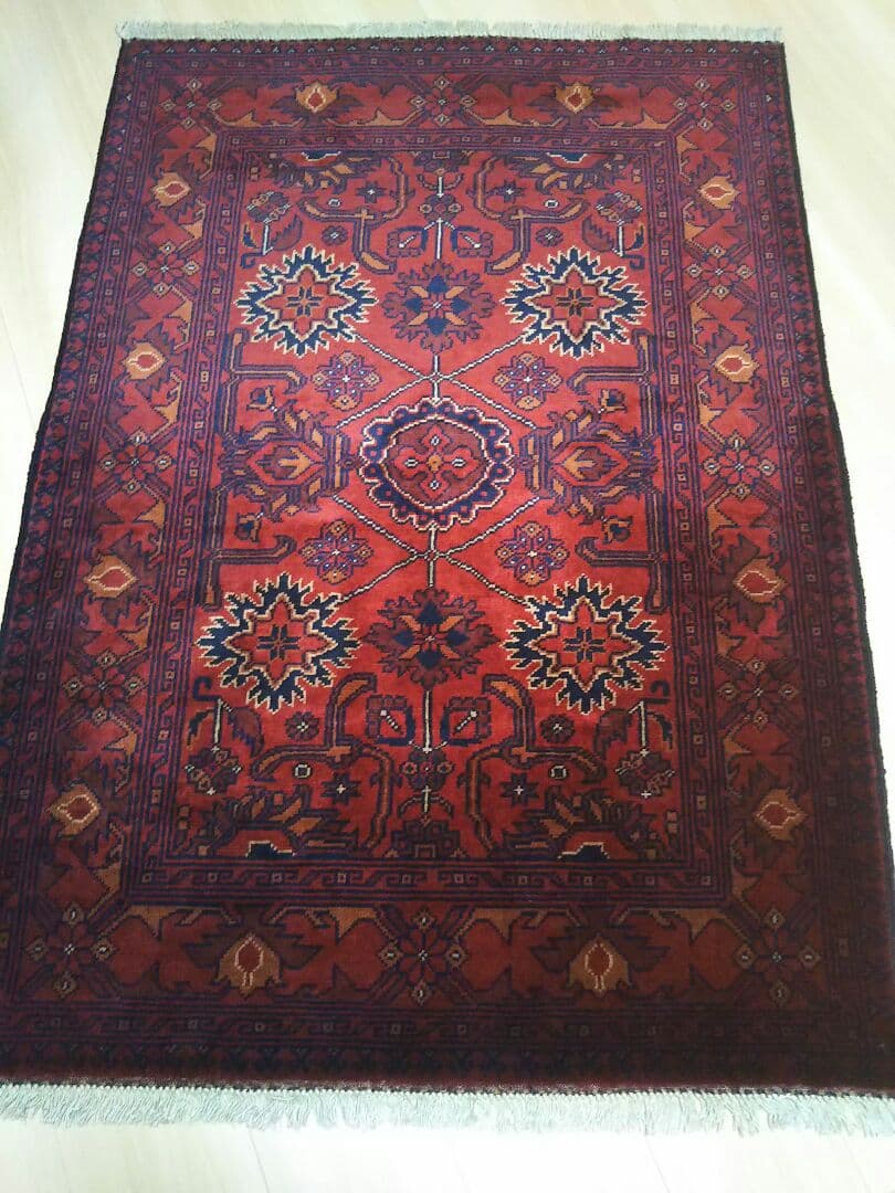 トライバルラグヴィンテージラグアフガントルクメンエルサリ特大サイズ美品