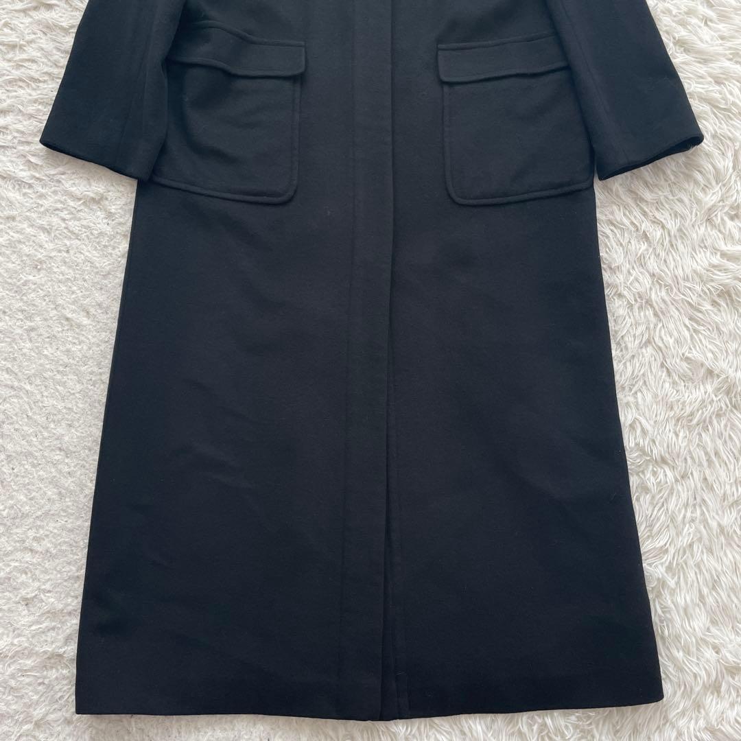 ru カシミヤ100% Aライン　ロング　コート　大きいサイズ