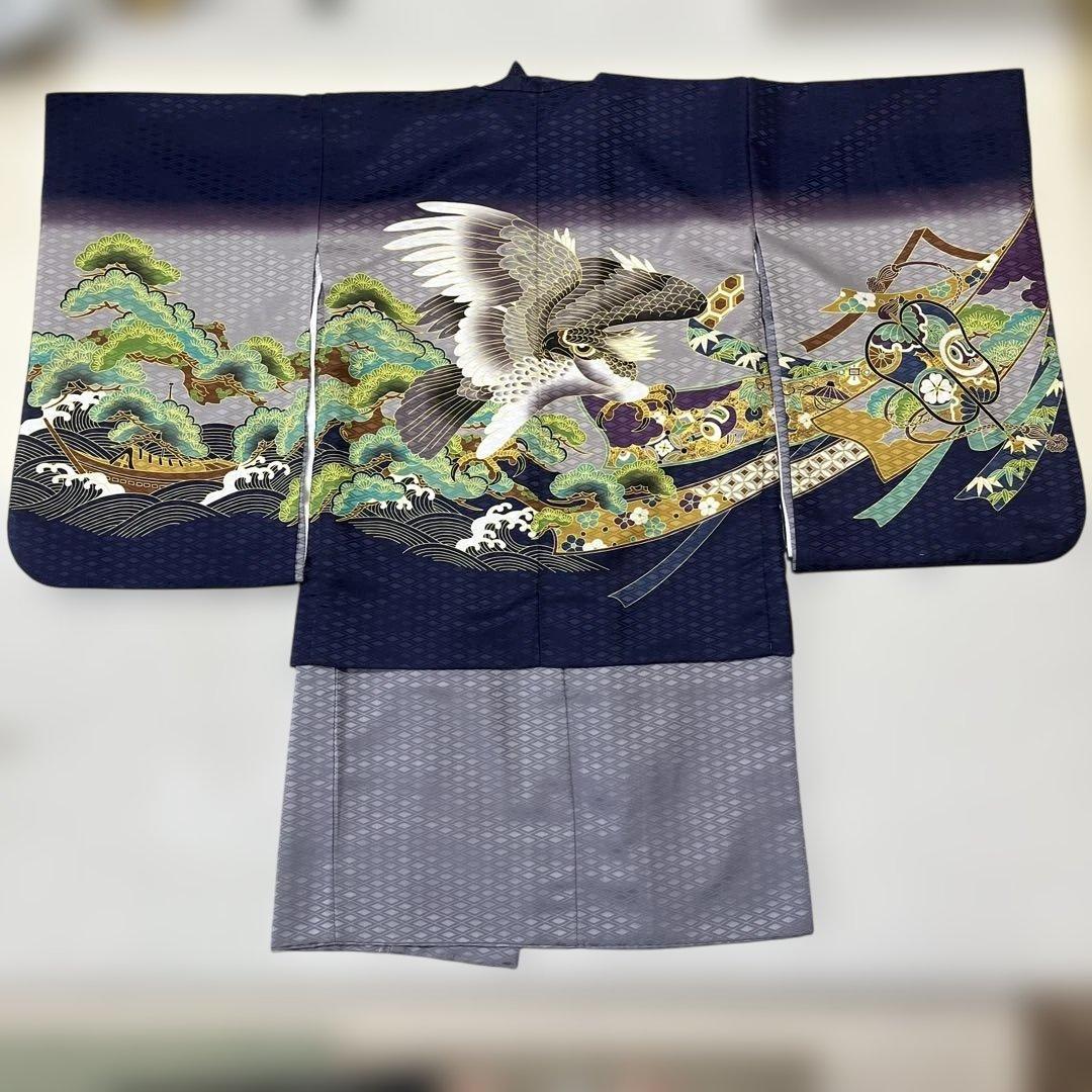 【お値下げ中】七五三　5歳　男の子　フルセット　紺色