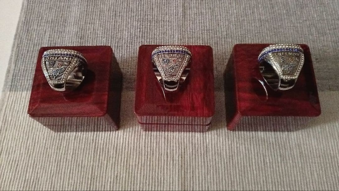 ①２４年・２５年：MLBドジャースMVPトリオ/リング＆⑩大谷５０/５０ボール