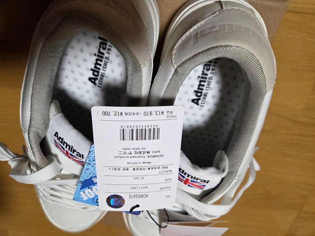 Admiral Golf ゴルフシューズ ホワイト