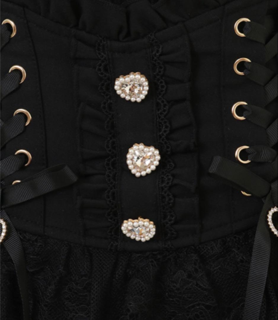 LIZLISA ティアードフリルスカパン