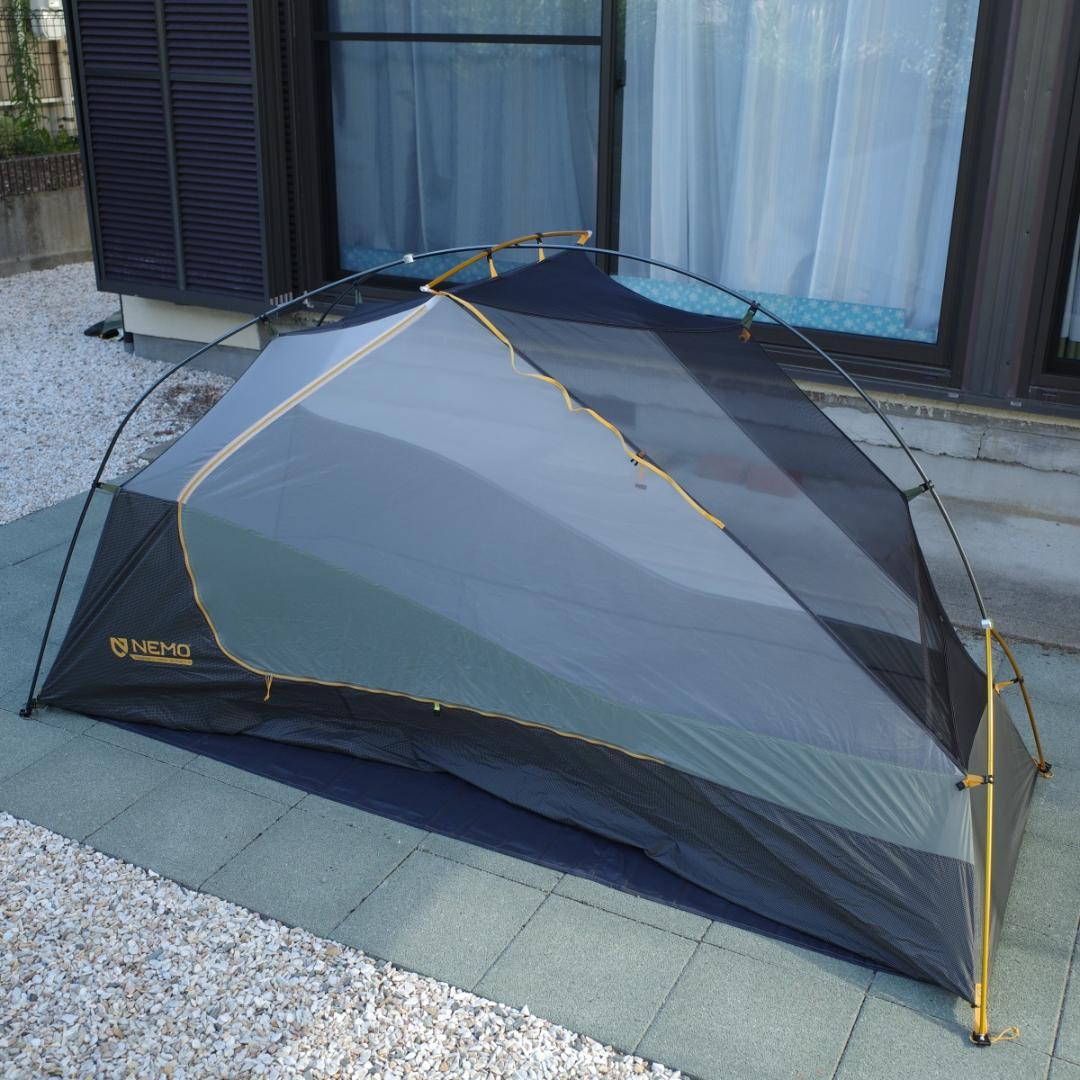 NEMO ドラゴンフライ オズモ バイクパック 1P フットプリント付き