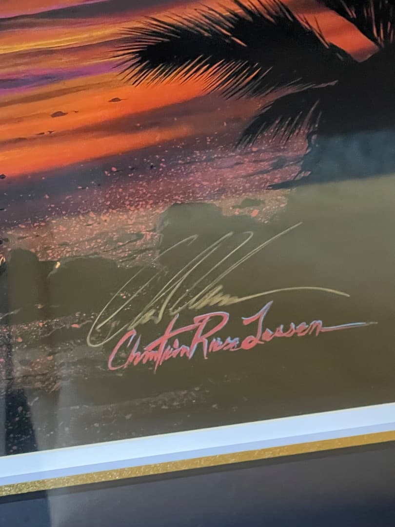 ラッセン　ゴールデンモーメント　ミクスドメディア