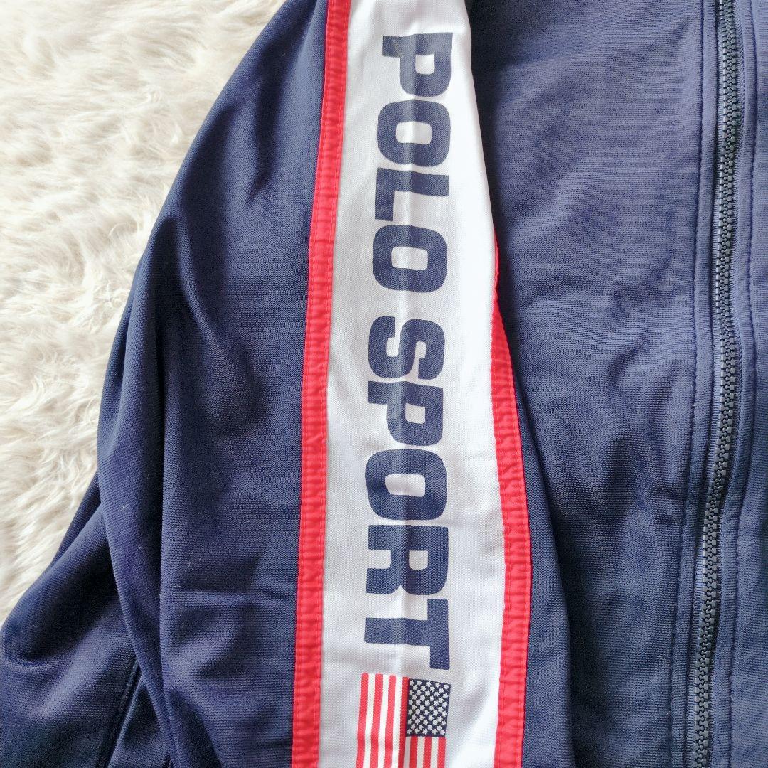 超人気 90sビンテージ POLO SPORT セットアップ 旗ロゴ ジャージ