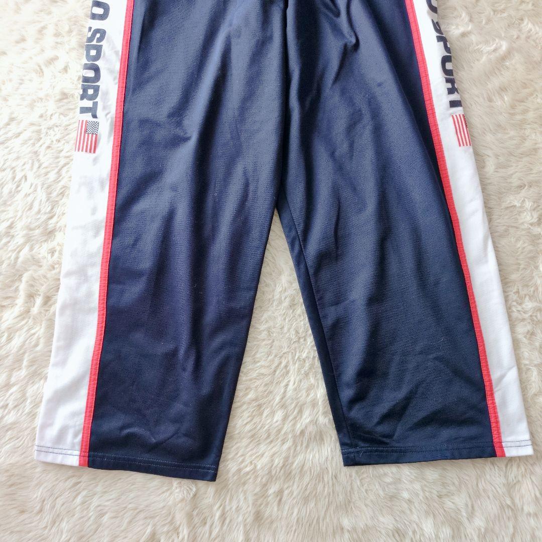 超人気 90sビンテージ POLO SPORT セットアップ 旗ロゴ ジャージ