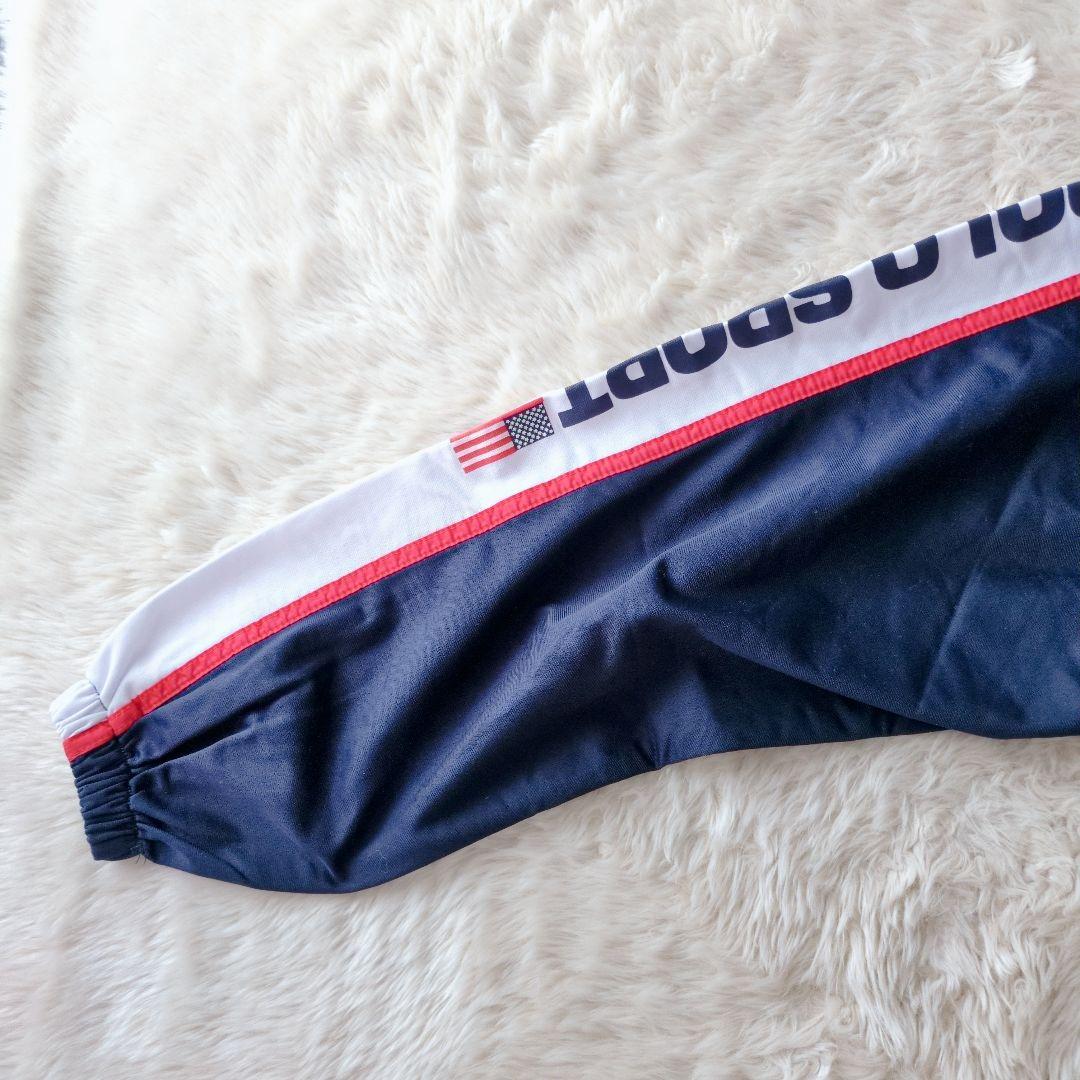 超人気 90sビンテージ POLO SPORT セットアップ 旗ロゴ ジャージ