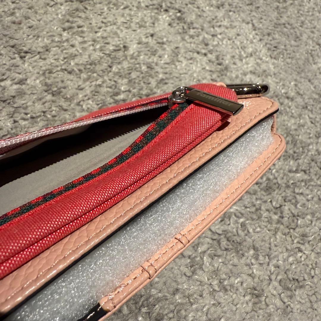 AJEW×FAMILIAR エジュー ファミリア マルチケースM ピンク