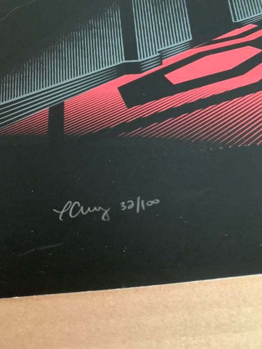 【入手困難】tracie ching 映画「シャイニング」シルクスクリーン作品