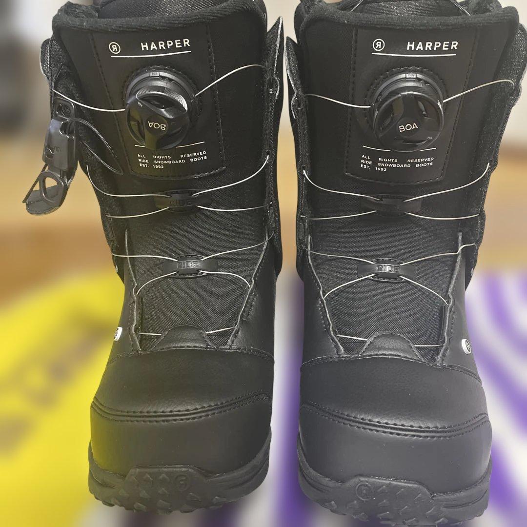 美品 RIDE Harper レディース BOAタイプ スノボ ブーツ 25cm