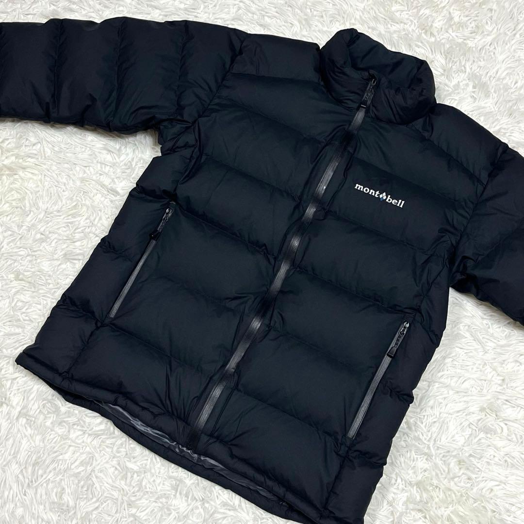 美品✨モンベル パーマフロスト ライトダウンジャケット ゴアテックス ブラックM
