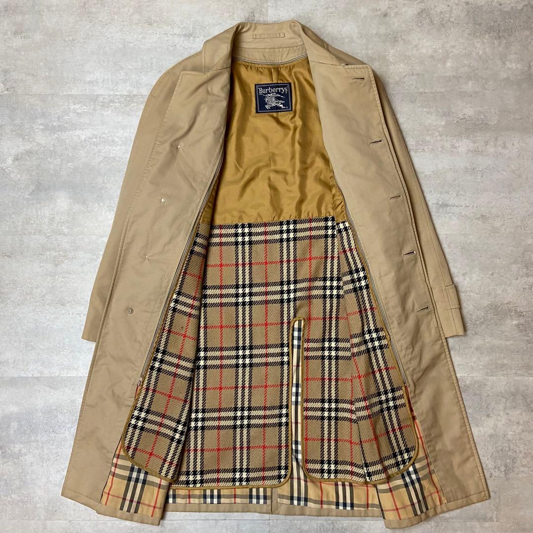 BURBERRY ライナー付き バーバリー ステンカラーコート ノバチェック