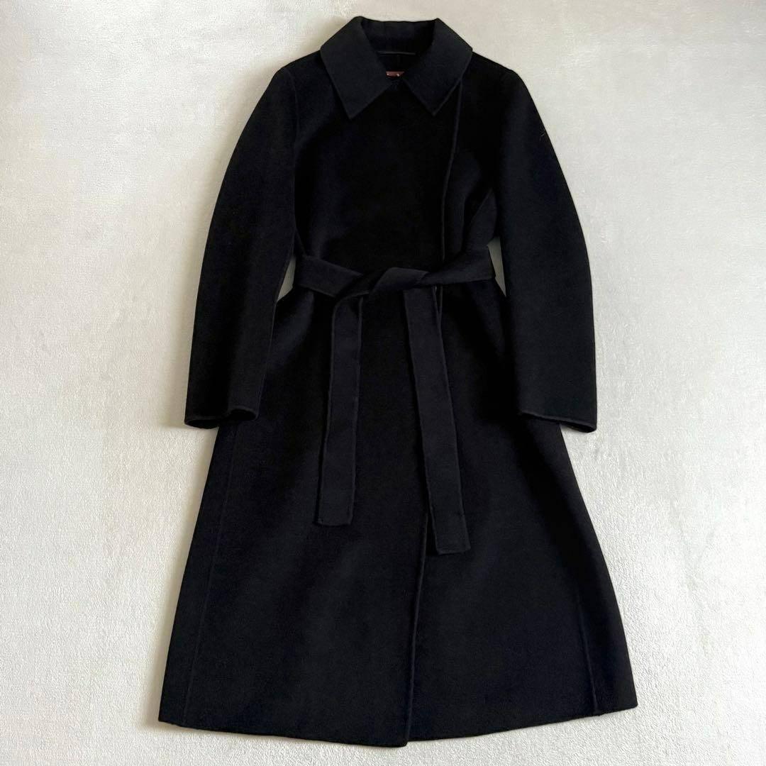 【極美品】MAX MARA STUDIO ダブルフェイス コート カシミア混