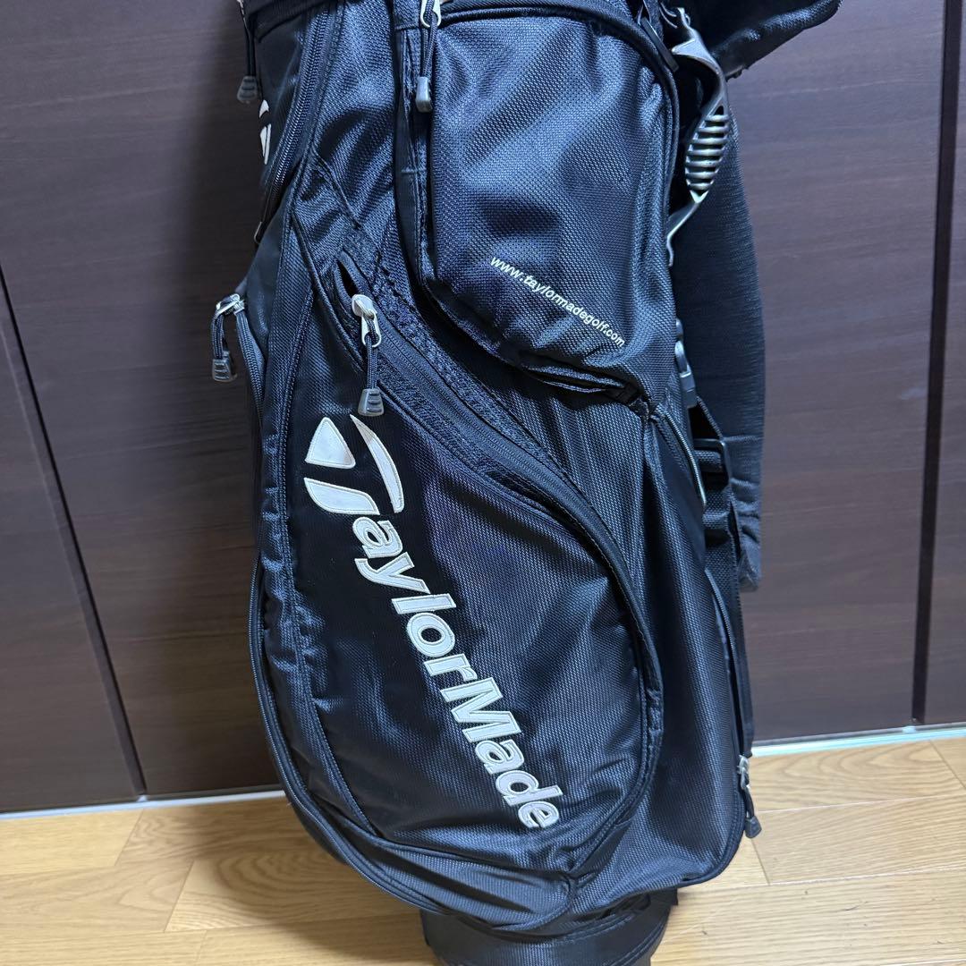 TaylorMade キャディバッグ ゴルフバッグ ブラック おまけ付き