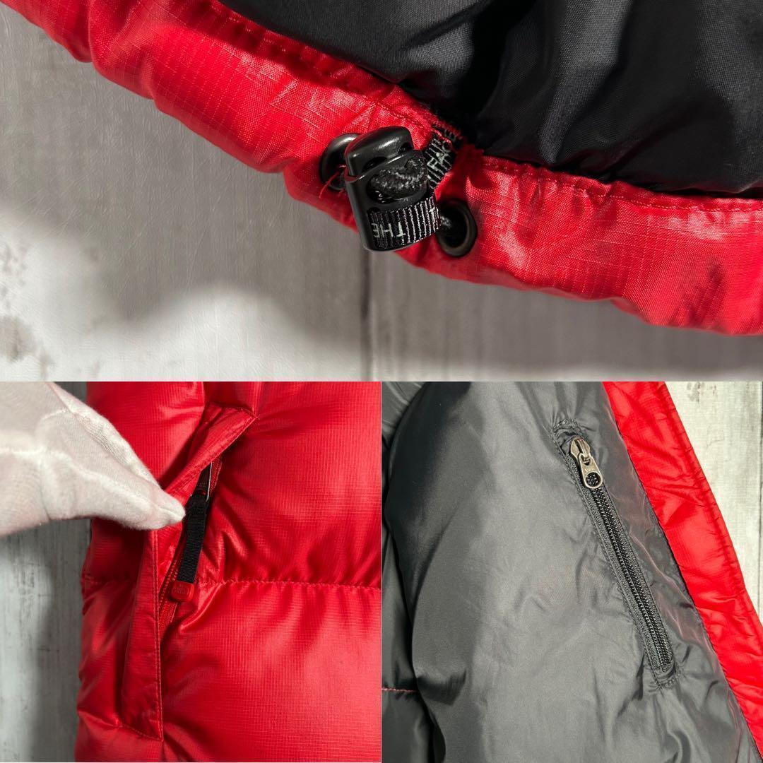 ノースフェイス ダウンベスト ジャケット 700FP ヌプシ レッド S 96