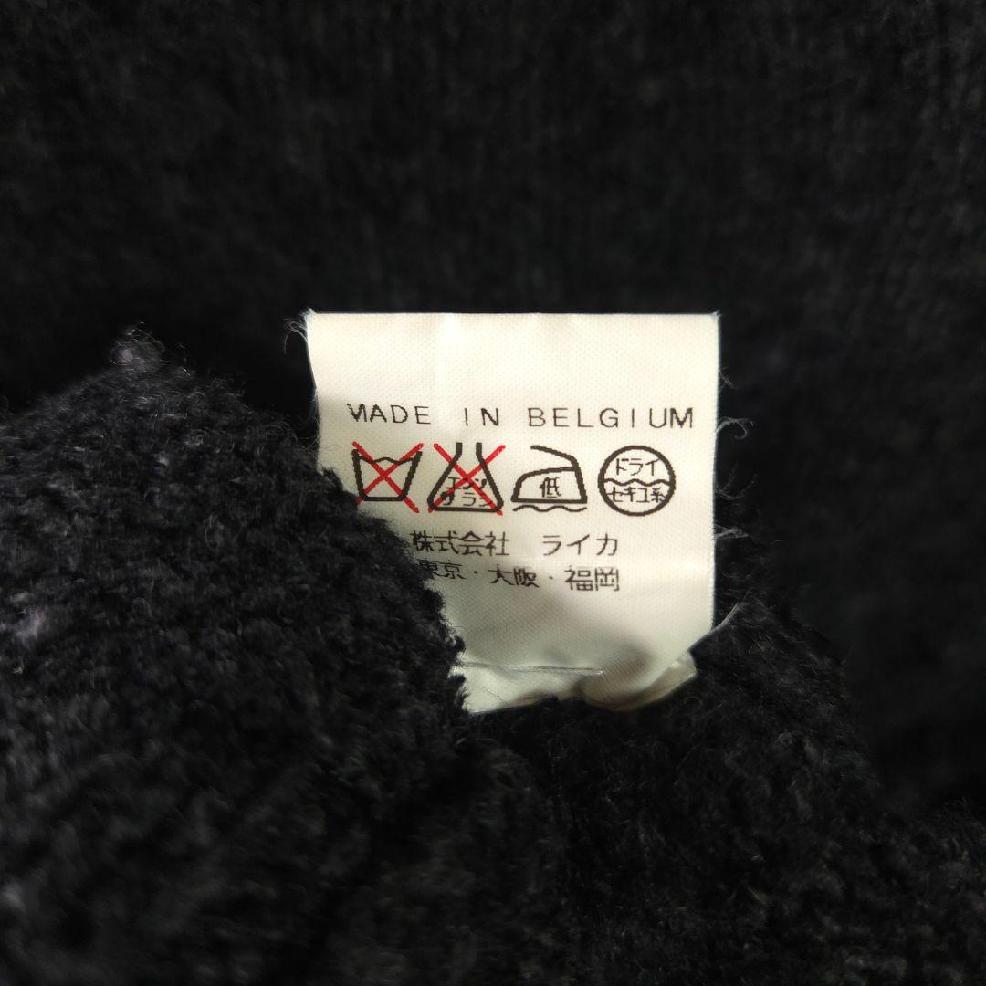 96aw ライカ期 Dries Van Noten Vネックセーター ブラック