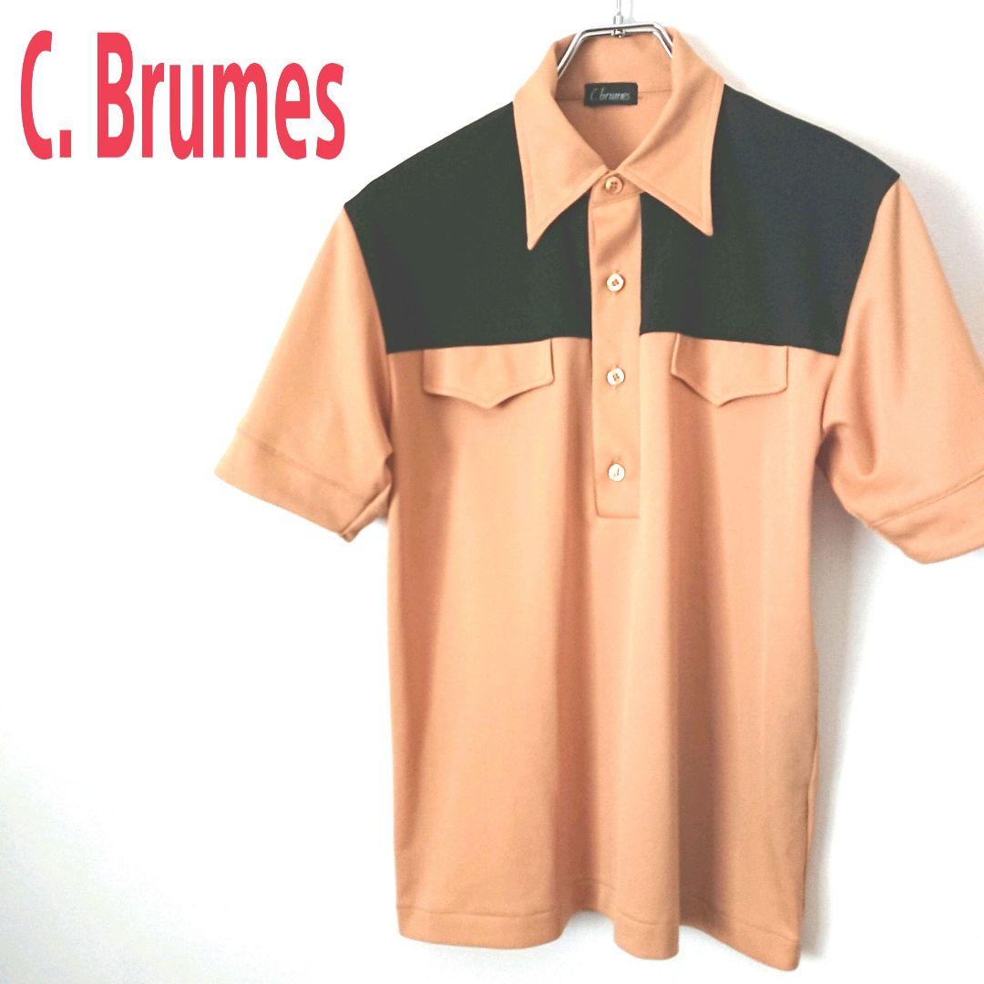 C. Brumes シーブリュームス vintage 半袖 シャツ ポリシャツ