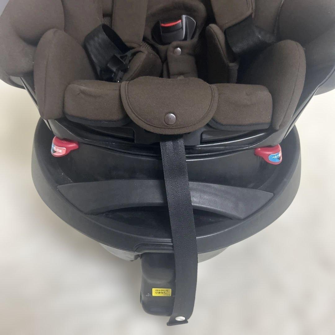 美品 Aprica アップリカ フラディアグロウ チャイルドシート ブラウン