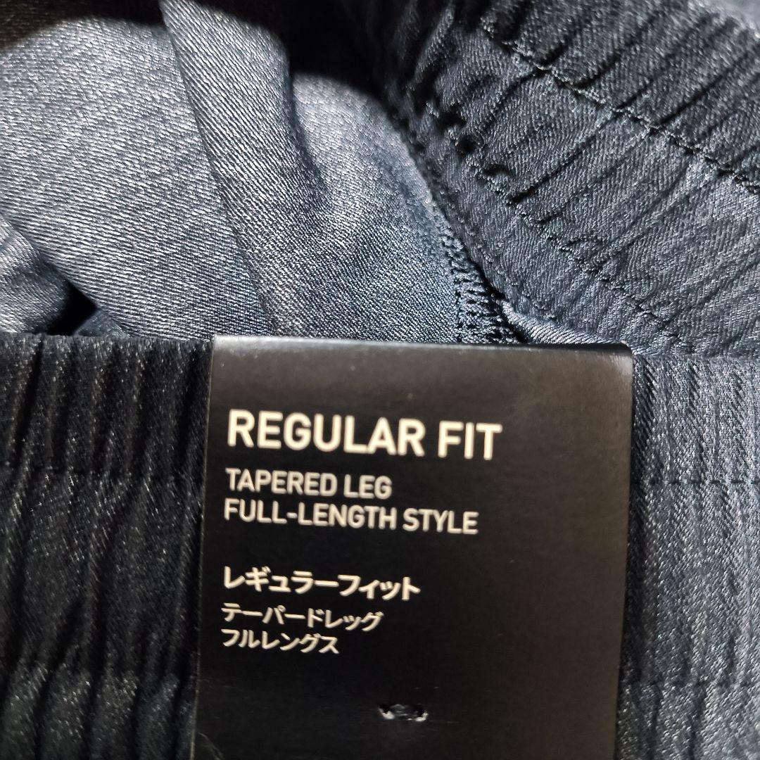 adidas　レギュラーフィットテーパードレッグ　　フルレングス　ブラック3XL