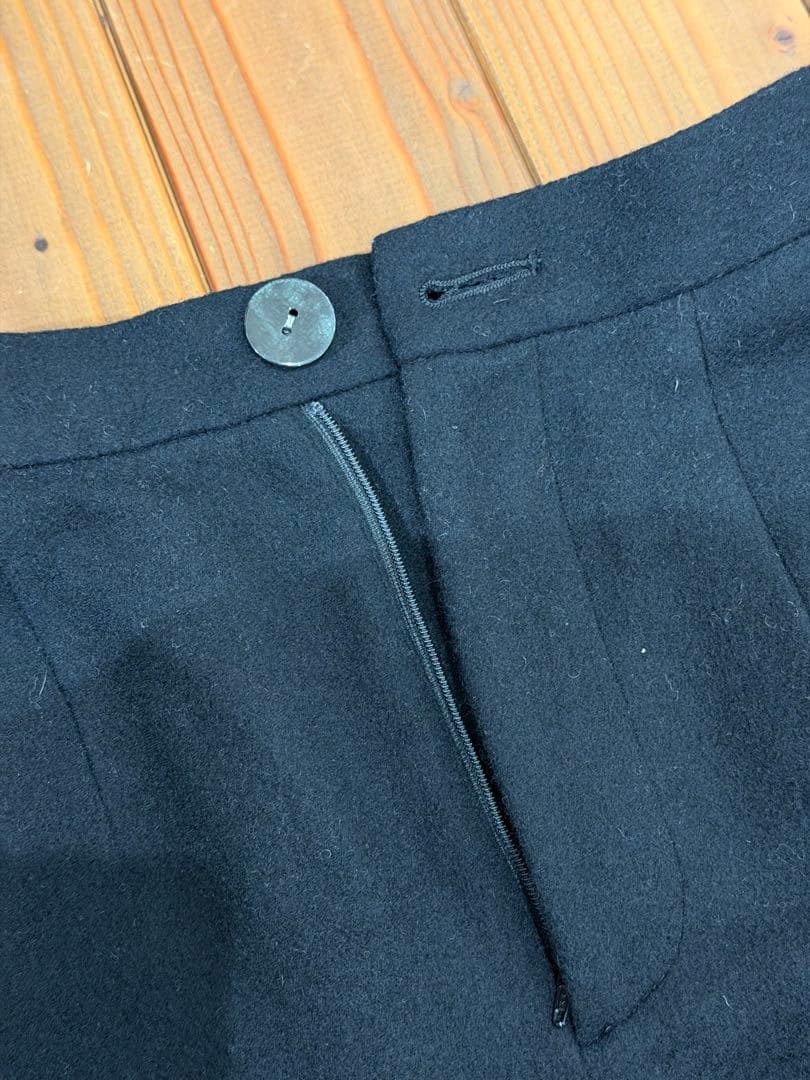 nagonstans ナゴンスタンス　パンツ　ウール　ブラック