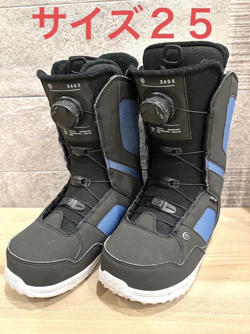 RIDE ビンディング&ブーツsize25 セット