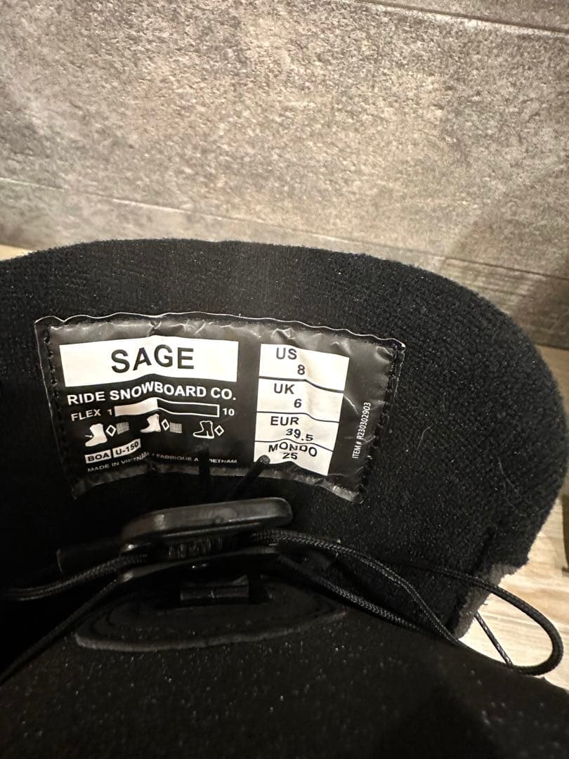 RIDE ビンディング&ブーツsize25 セット