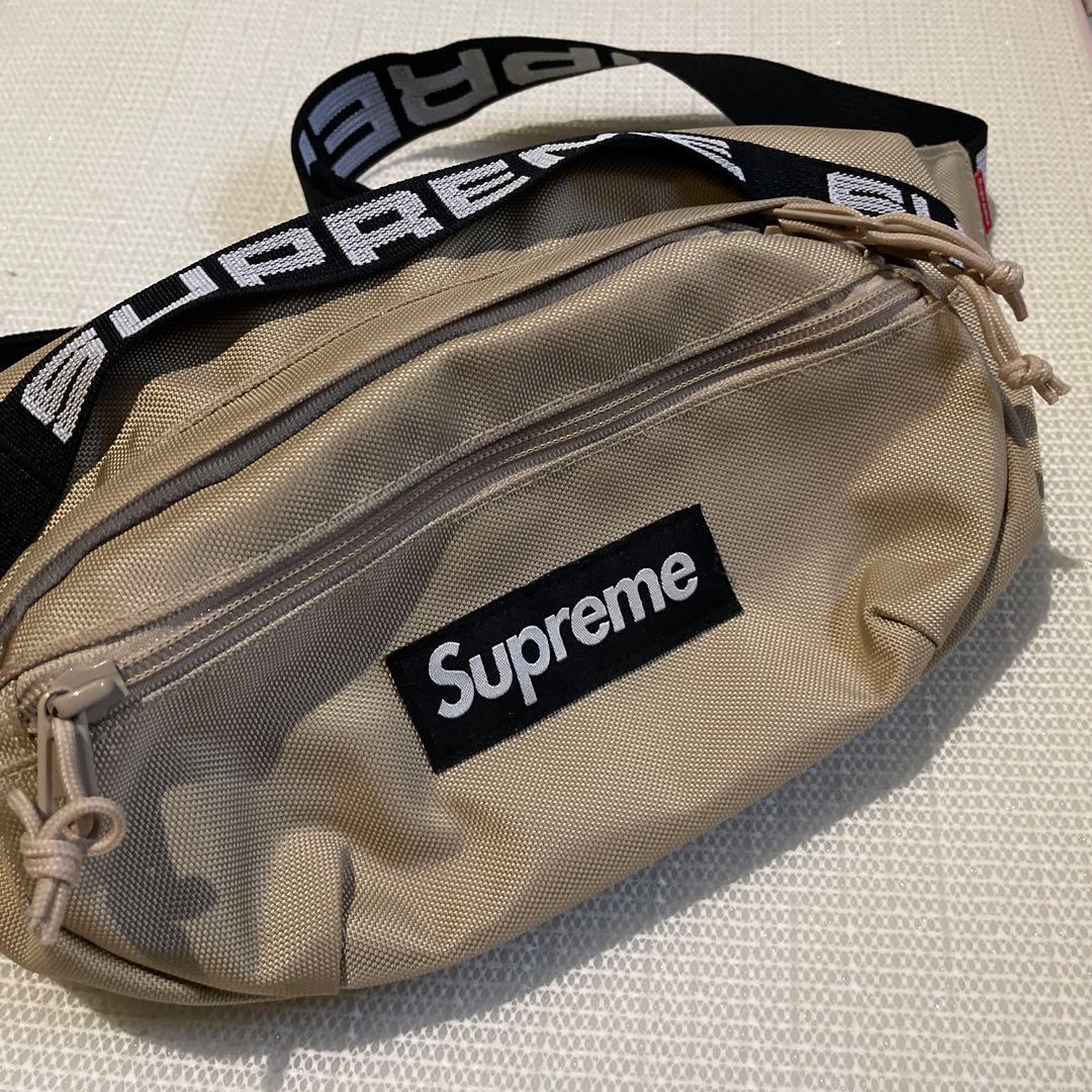 Area 24 様！Supreme ウエストバッグ タン 18ss