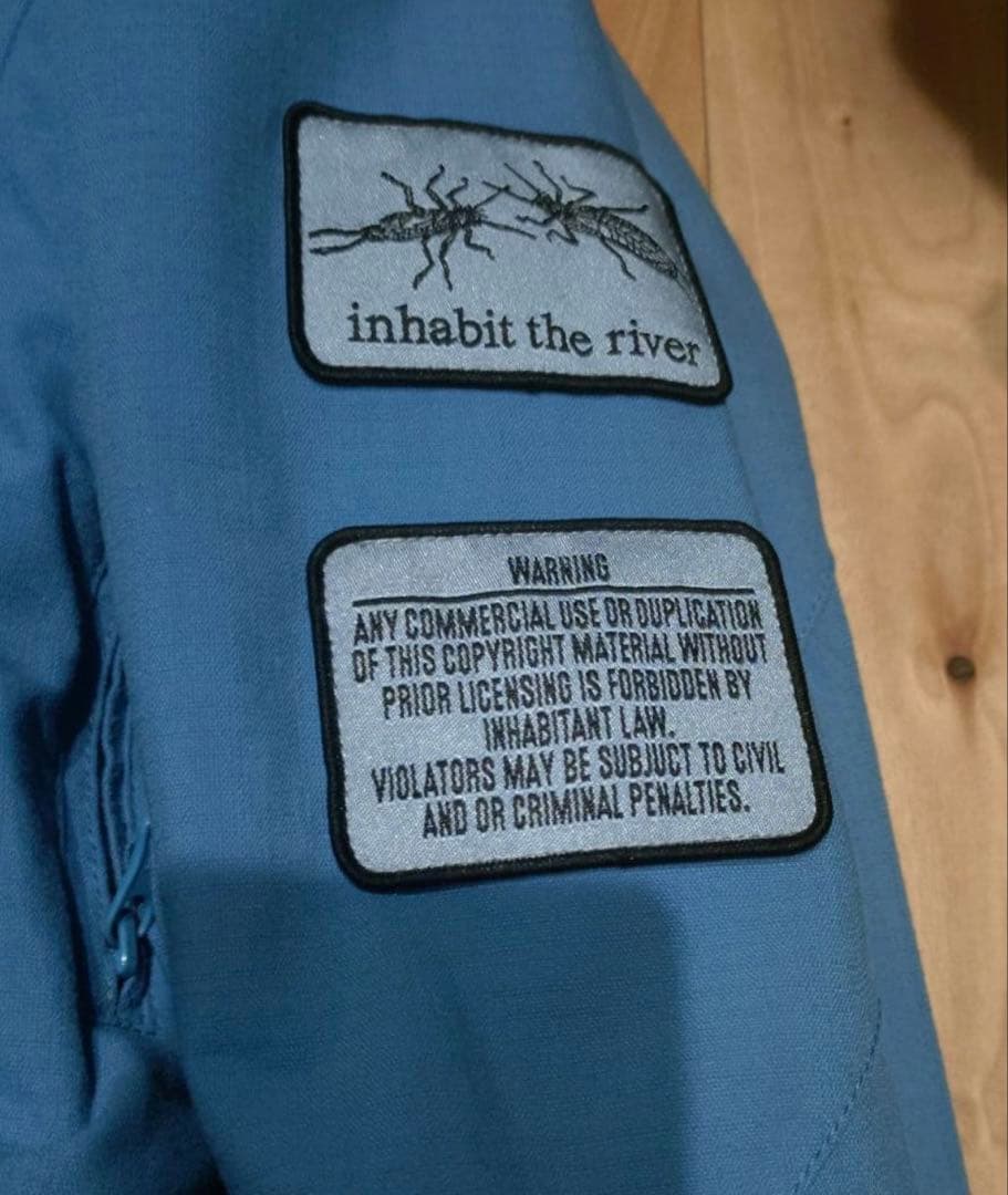 inhabitant　インハビタント　ブルージャケット＆ベージュパンツセット