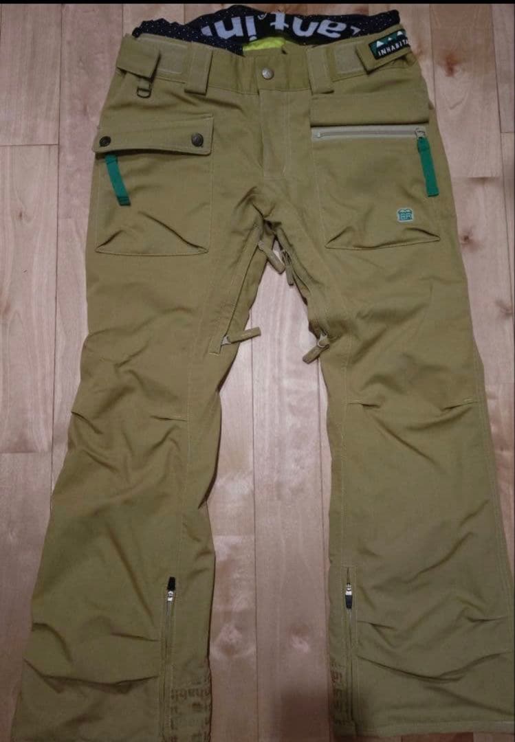 inhabitant　インハビタント　ブルージャケット＆ベージュパンツセット