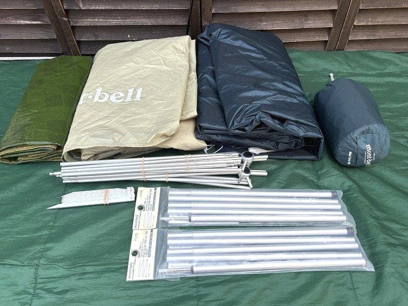 モンベル ムーンライトテント2 ミニタープHX(未使用) グランドシート セット