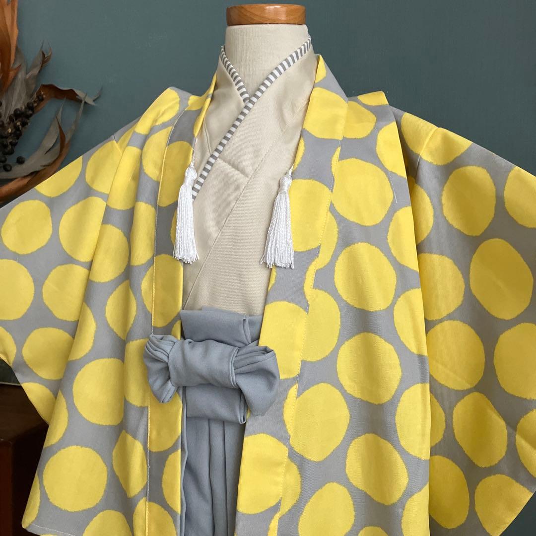 【再販 各サイズ1着】着物と袴　男の子　90-100㎝