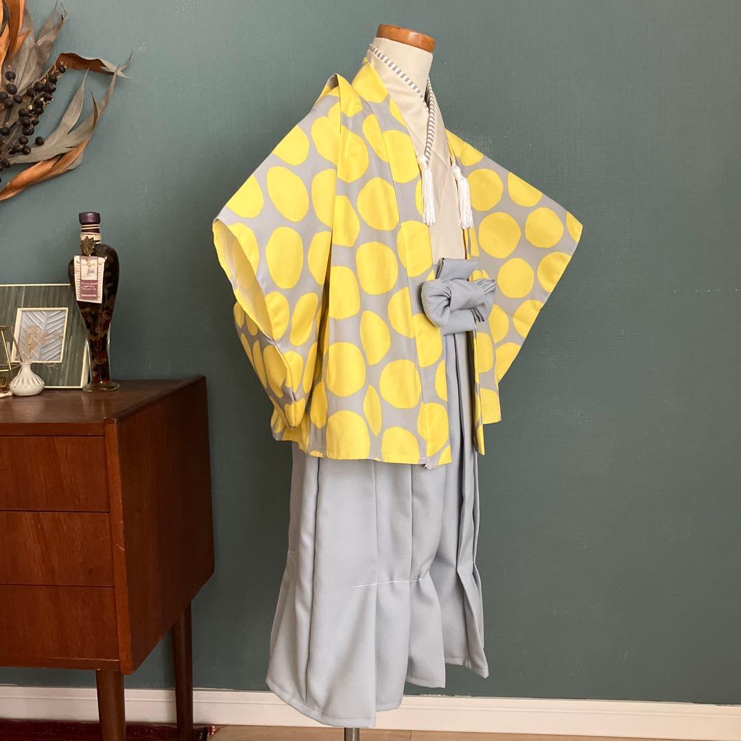 【再販 各サイズ1着】着物と袴　男の子　90-100㎝