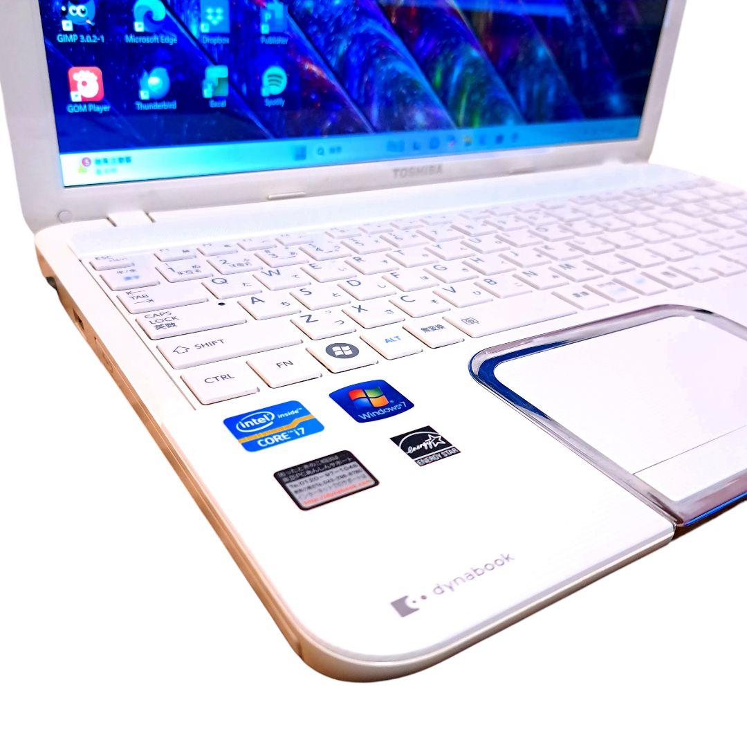 ノートパソコン 本体 Windows11 オフィス付き i7 16GB SSD