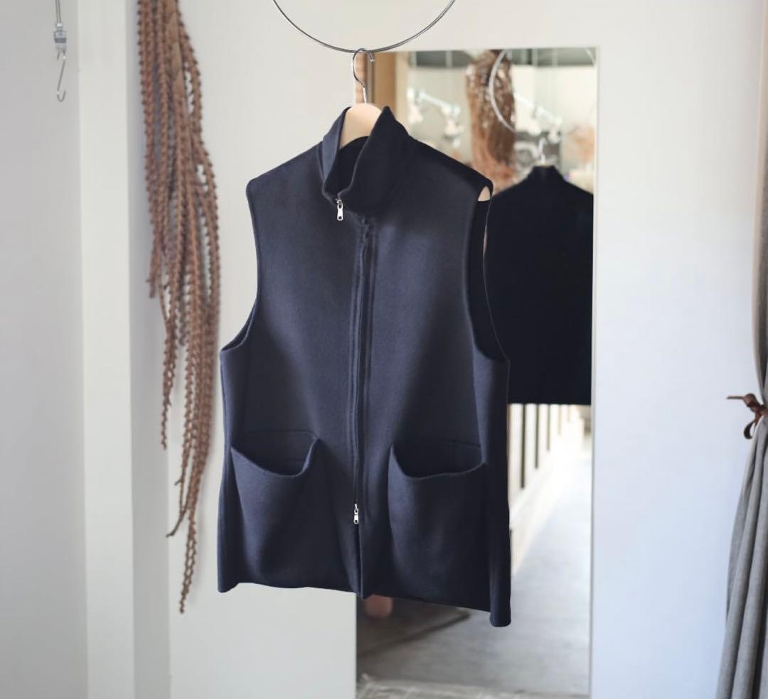 MAATEE&SONS EX RIVER CASHMERE WFACE VEST - メルカリ