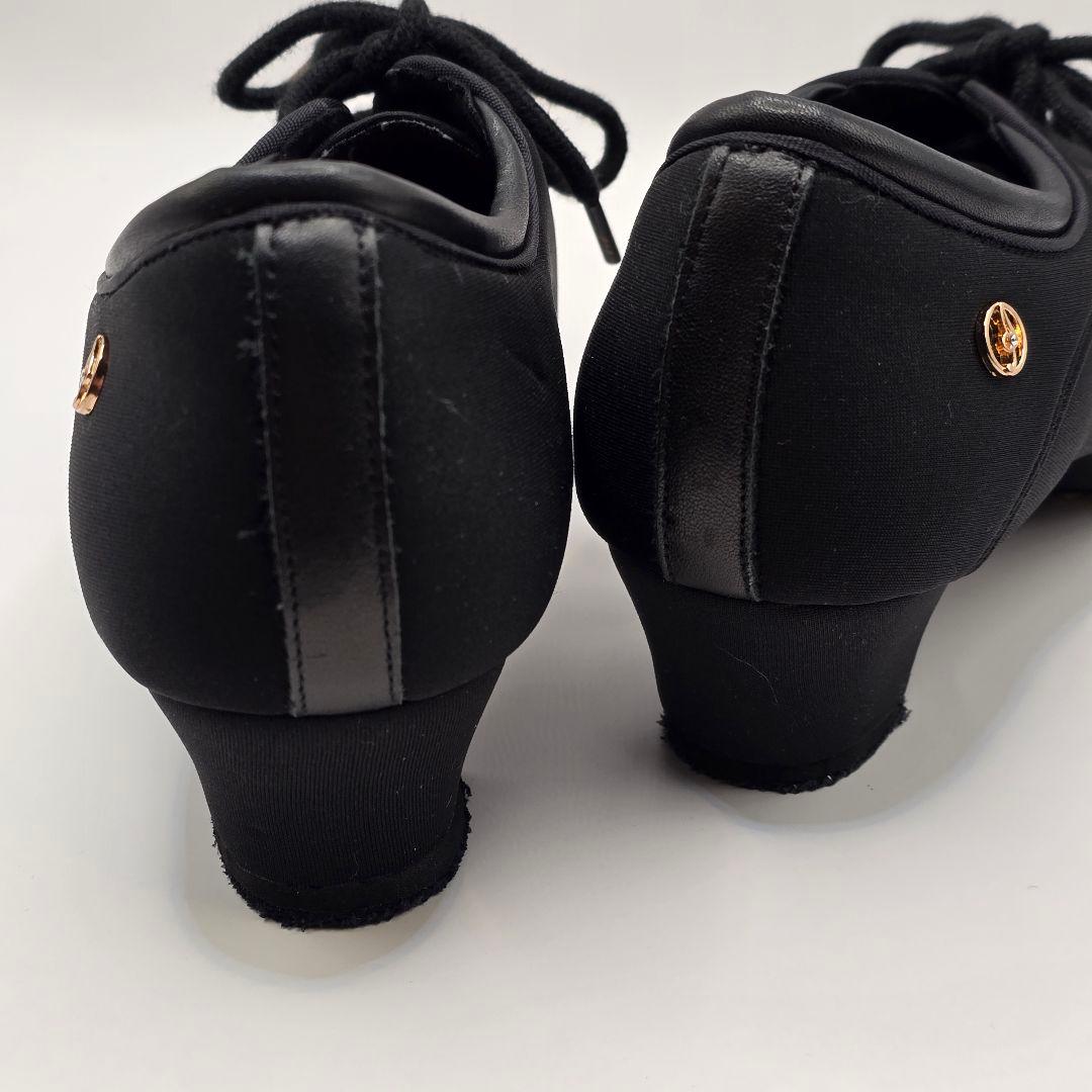 社交ダンス ティーチャーシューズ AdsDance 23.5cm 黒 未使用に近