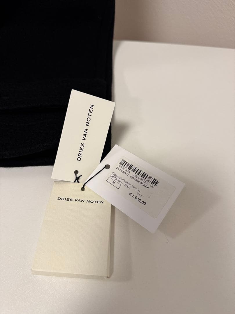 dries van noten 24AW クロップド ダッフルコート